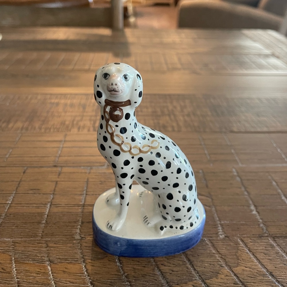 Italian Ceramic Staffordshire
Dalmatian dog by Mottahedeh